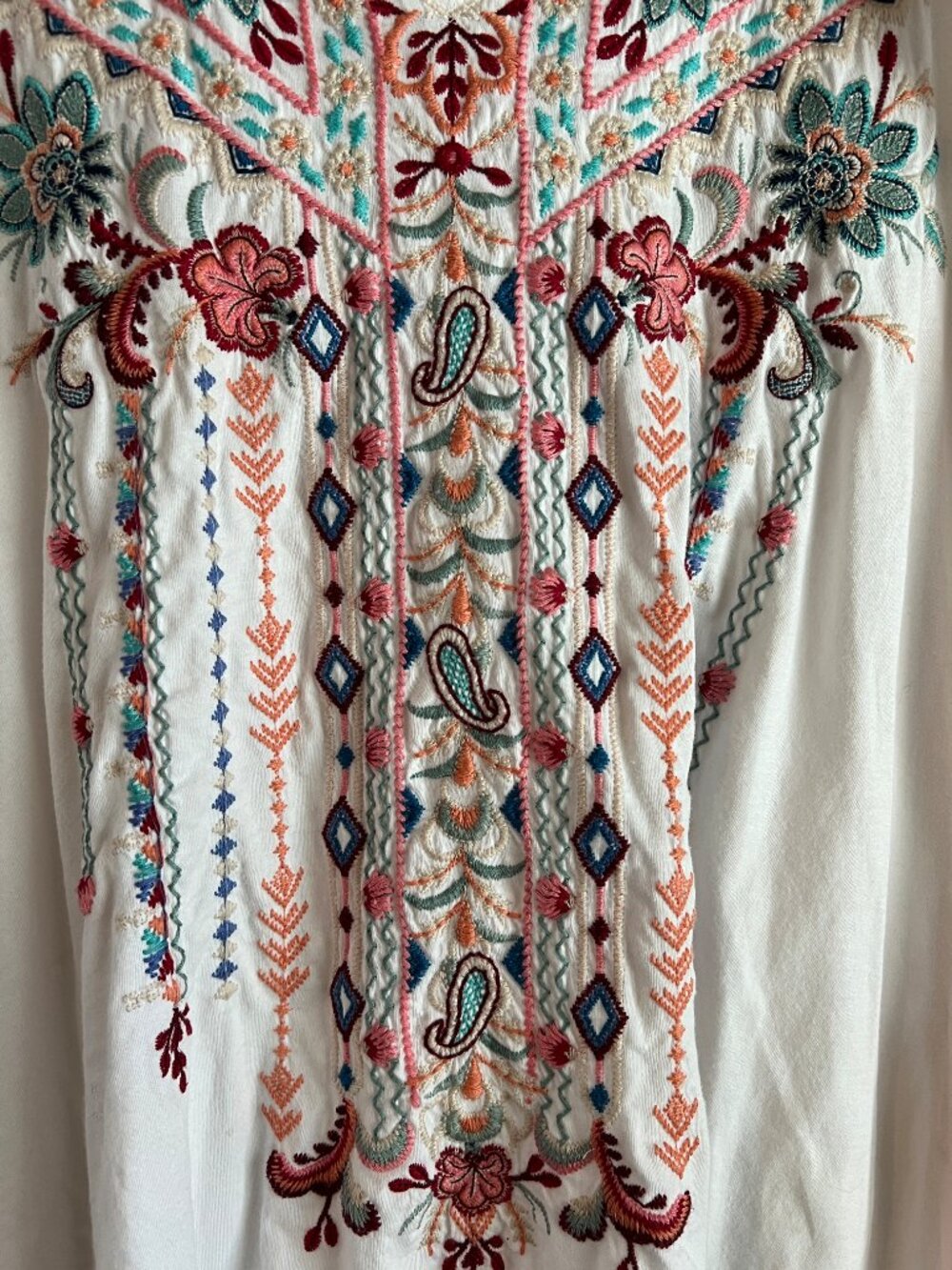 Johnny Was Tua Knit Embroidered Top - Picture 8 of 10